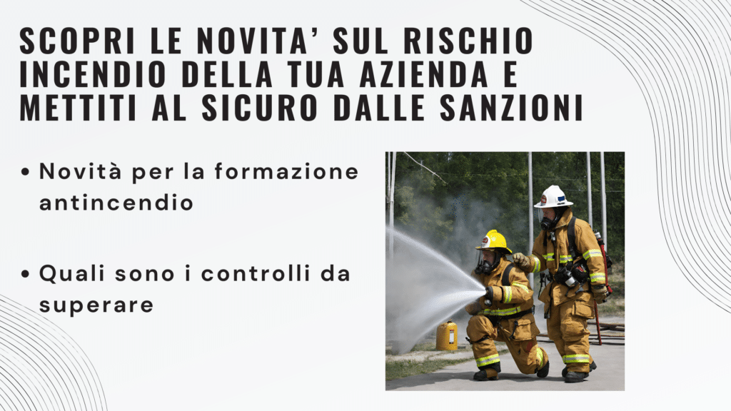 Novità antincendio